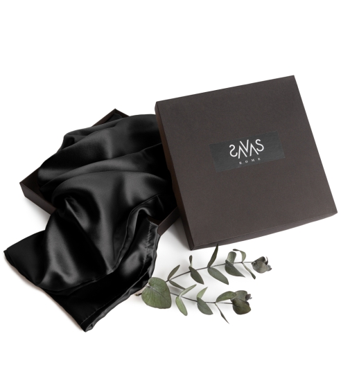 Silk Pillowcase „Obsidian Silk“. Pillowcases 50x70