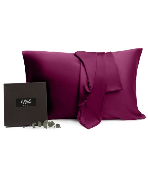 Silk Pillowcase „Sangria“. Silk pillowcases