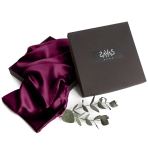Silk Pillowcase „Sangria“. Pillowcases 50x60. Silk pillowcase in rich sangria hue, elegant and smooth