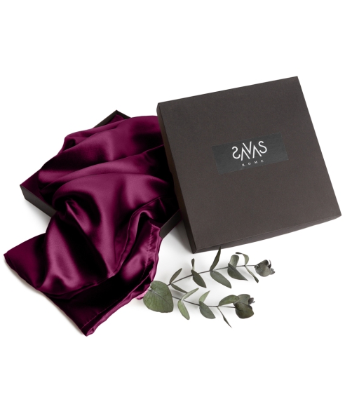 Silk Pillowcase „Sangria“. Silk pillowcases