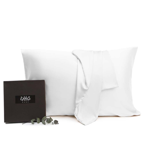 Silk Pillowcase „Snow“. Silk pillowcases