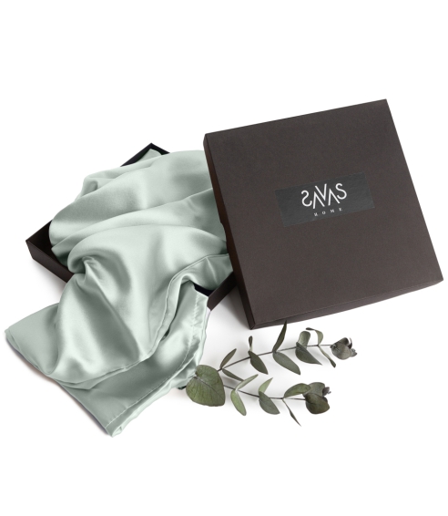 Silk Pillowcase „Spearmint“. Silk bedding sets