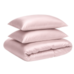 Silk bedding set „Antico Silk“. Bedding sets, 200x200 cm, 200x220 cm. Light pink silk bedding set with a glossy surface Silk bedding set „Antico Silk“. Bedding sets, 200x200 cm, 200x220 cm. Light pink silk bedding set with a glossy surface
