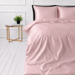 Silk bedding set „Antico Silk“. Bedding sets, 200x200 cm, 200x220 cm. Pastel pink silk bedding with a luxurious shine Silk bedding set „Antico Silk“. Bedding sets, 200x200 cm, 200x220 cm. Pastel pink silk bedding with a luxurious shine