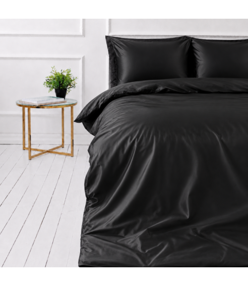 Silk bedding set „Onyx Silk“. Bedding sets 200x220