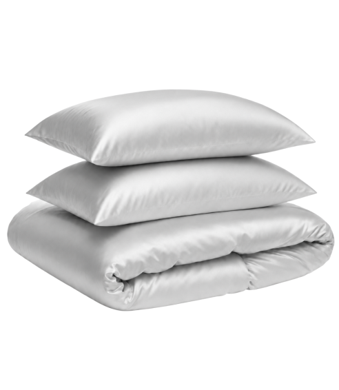 Silk bedding set „Platinum Silk“. Bedding sets 200x220