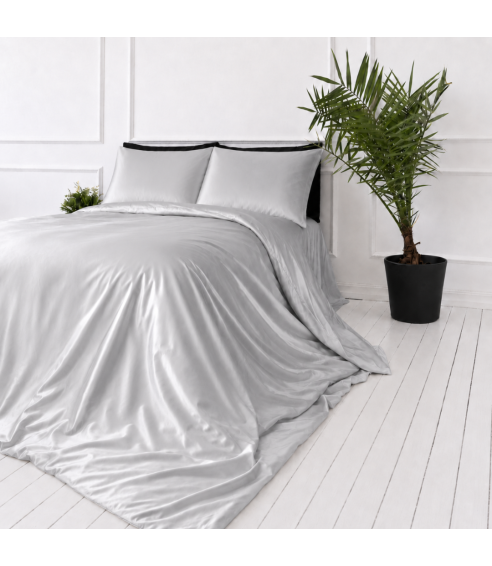 Silk bedding set „Platinum Silk“. Bedding sets 200x220