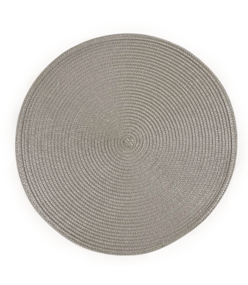 Table Placemat “Round Natural”. Linen tablecloths