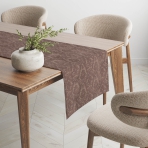 Table runner “Brown Baroque”. Table runner, 40x140 cm, 40x200 cm