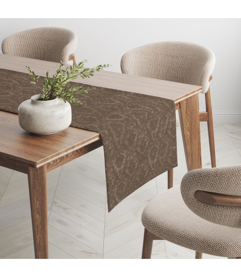 Table runners “Green Baroque table runner” 1 pc.. Table runner