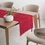 Table runner “Red Baroque” 1 pc. Table runner, 40x140 cm, 40x200 cm