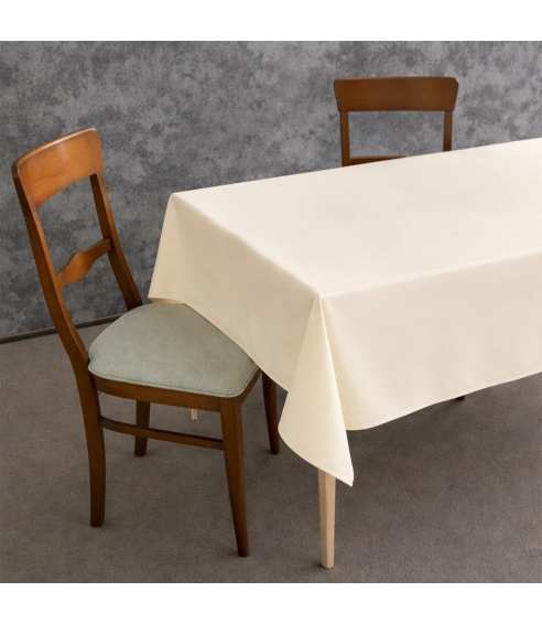Tablecloth „Cream Calm Tablecloth“. Cotton tablecloths