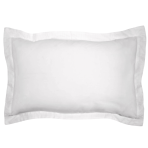 Lyocell pillowcase “White”. Pillowcases 50x70. Elegant lyocell pillow cover with decorative edge