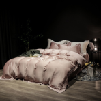Tencel Bedding Set „Blushella“. Silk bedding sets, 200x230 cm