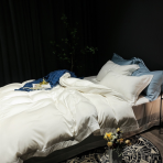 Tencel Bedding Set „Creamsicle“. Silk bedding sets, 200x230 cm