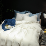 Tencel Bedding Set „Creamsicle“. Silk bedding sets, 200x230 cm