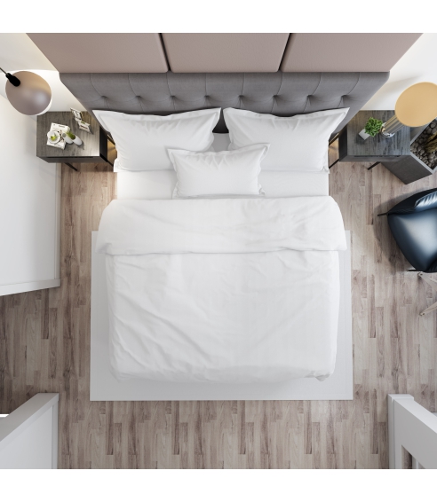 Tencel Bedding Set „White“. Bedding sets 200x220