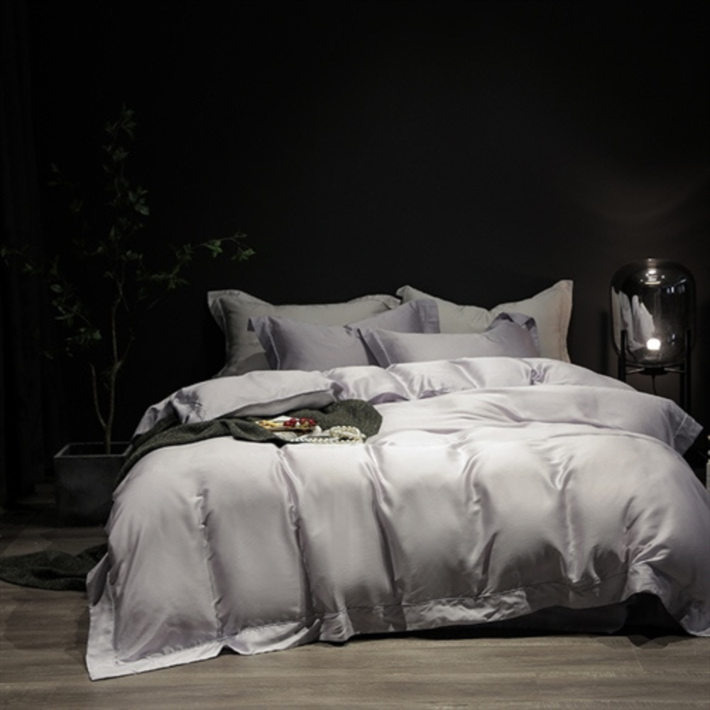 Tencel Bedding Set „Greyluxe“. Lyocell bedding sets, 200x230 cm