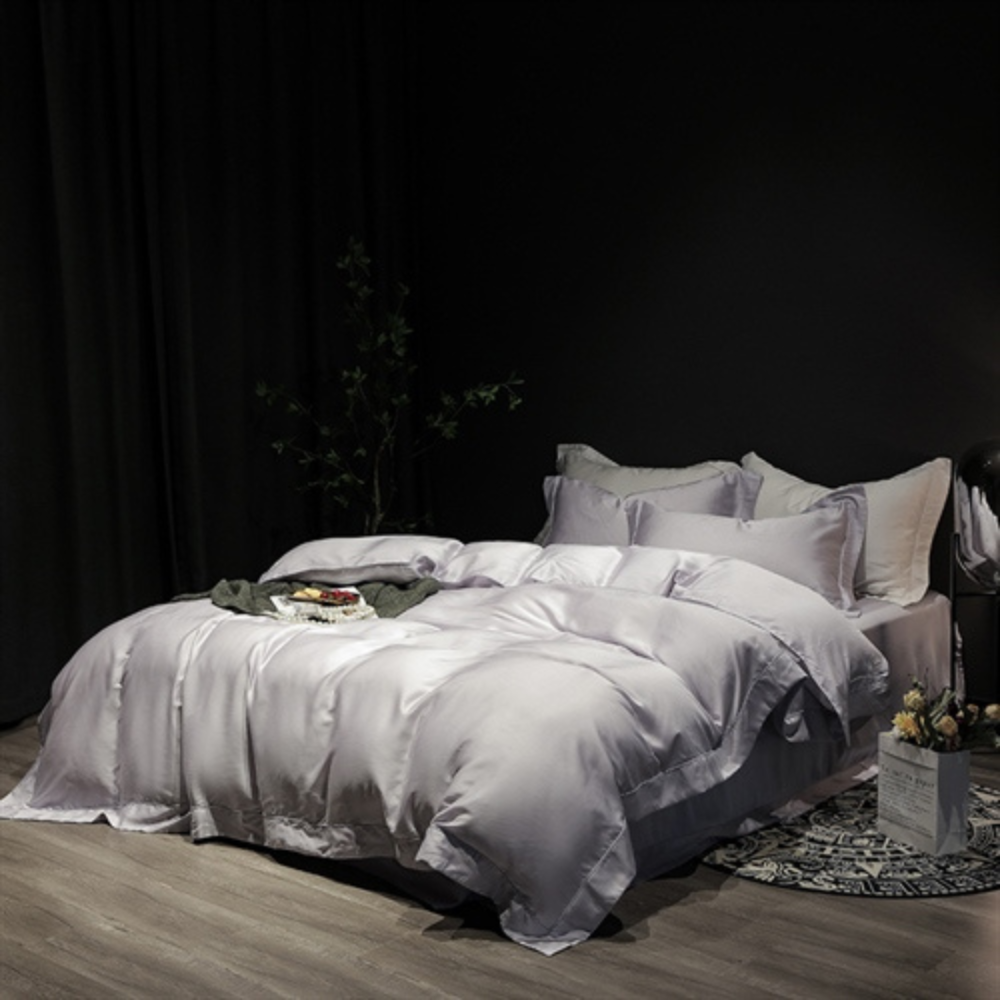 Tencel Bedding Set „Greyluxe“. Lyocell bedding sets, 200x230 cm