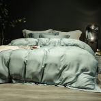 Tencel Bedding Set „Mintscape“. Lyocell bedding sets, 200x230 cm