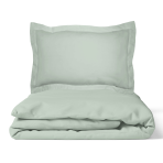 Tencel Bedding Set „Mintscape“. Lyocell bedding sets, 200x230 cm. Soft mint-colored lyocell bedding set.