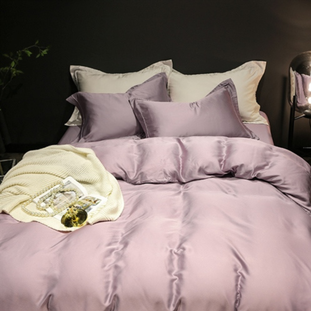 Tencel Bedding Set „Violette“. Lyocell bedding sets, 200x230 cm