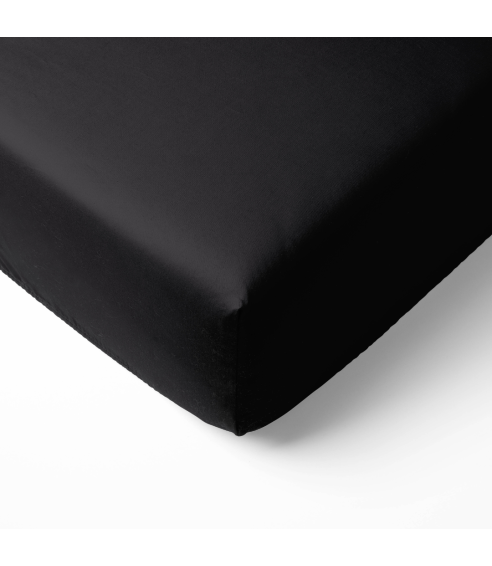 Jersey fitted sheet “Black jersey”. Fitted sheets 90x200