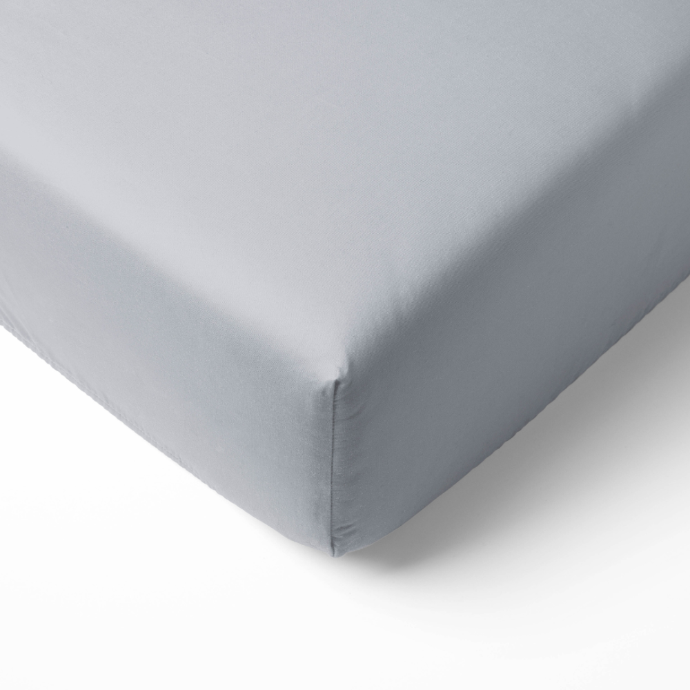 Jersey fitted sheet “Grey”. Fitted sheets 180x200, 90x200 cm, 140x200 cm, 160x200 cm, 180x200 cm, 200x220 cm. High-quality grey fitted sheet for your bedroom.