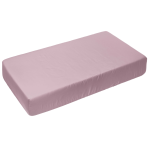 Jersey fitted sheet “Hushed Rose jersey”. Fitted sheets 200x200, 90x200 cm, 140x200 cm, 160x200 cm, 180x200 cm, 200x220 cm. Soft pink fitted sheet with a smooth solid design