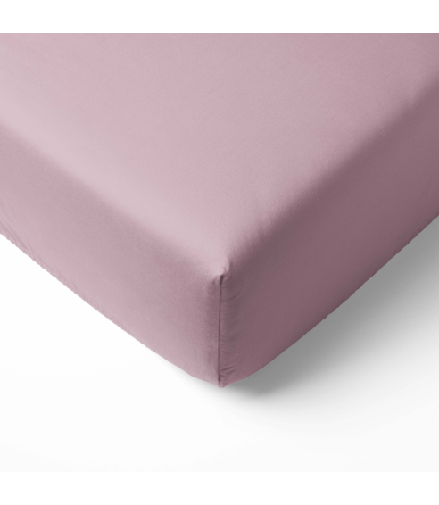 Jersey fitted sheet “Hushed Rose jersey”. Fitted sheets 90x200