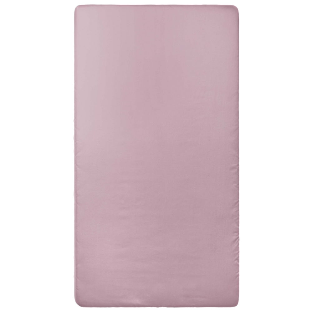 Jersey fitted sheet “Hushed Rose jersey”. Fitted sheets 200x200, 90x200 cm, 140x200 cm, 160x200 cm, 180x200 cm, 200x220 cm. Dusty rose shade fitted sheet with a sleek surface