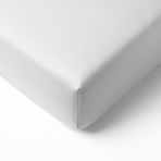 Jersey fitted sheet “White”. Fitted sheets 180x200, 90x200 cm, 140x200 cm, 160x200 cm, 180x200 cm, 200x220 cm. White fitted sheet offering comfort and a fresh look.
