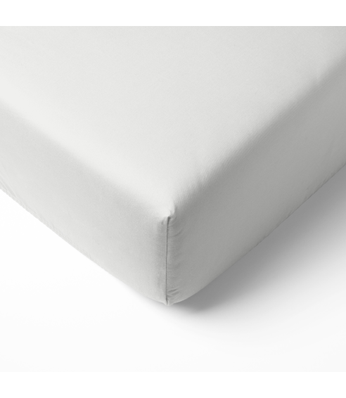Jersey fitted sheet “White”. Fitted sheets 90x200
