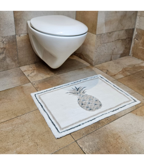Toilet mat “Whitepine”. Bath mats