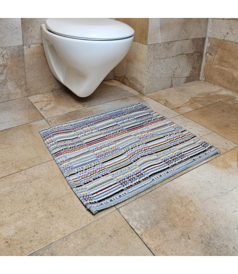 Toilet mat “Crimson”. Bath mats