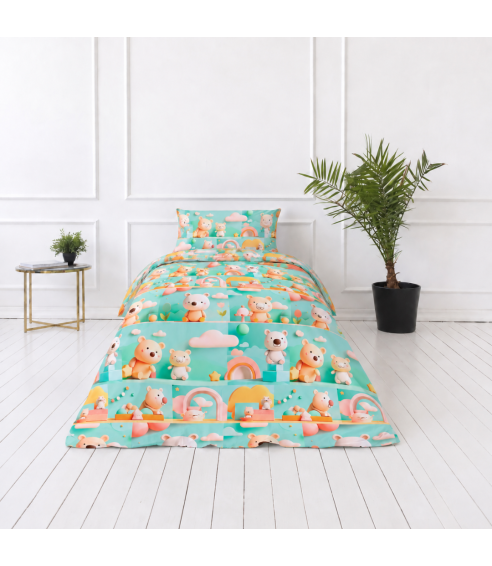 Bedding Set „Bear Adventure“. Kids bedding
