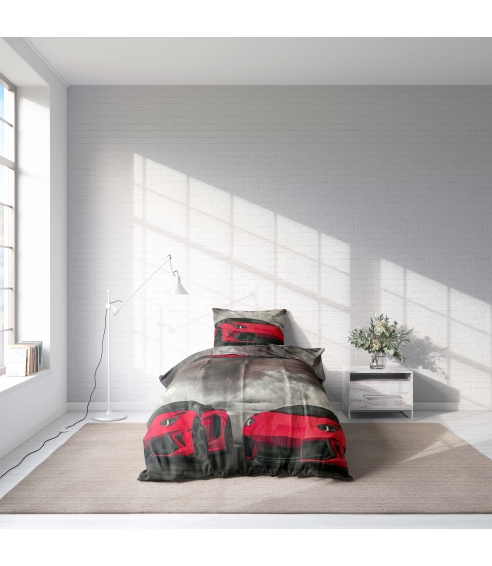 Children’s Bedding Set “Sports Cars”. Kids bedding