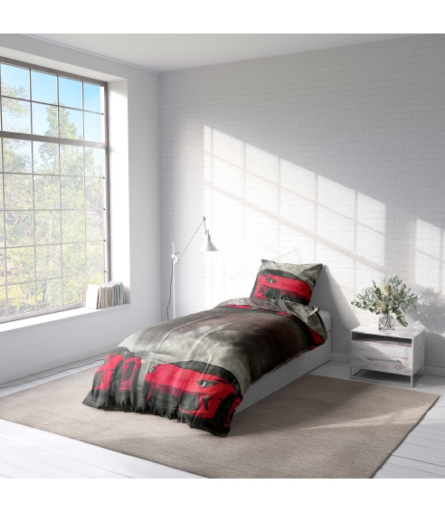 Children’s Bedding Set “Sports Cars”. Kids bedding