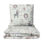 Kids’ bedding “Zoo”. Microfiber bedding sets, 140x200 cm