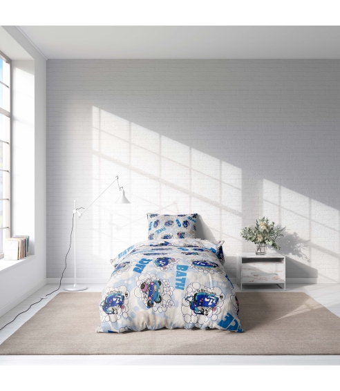 Children’s Bedding Set „Bath blue”. Kids bedding