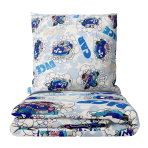 Children’s Bedding Set „Bath blue”. Kids bedding, 140x200 cm