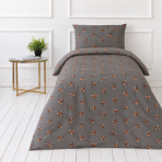 Children’s Bedding Set „Bear“. Bedding sets 155x200, 100x140 cm, 140x200 cm, 150x200 cm, 160x200 cm. Grey-brown bedding set with brown teddy bear motifs Children’s Bedding Set „Bear“. Bedding sets 155x200, 100x140 cm, 140x200 cm, 150x200 cm, 160x200 cm. Grey-brown bedding set with brown teddy bear motifs