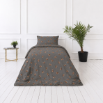 Children’s Bedding Set „Bear“. Bedding sets 155x200, 100x140 cm, 140x200 cm, 150x200 cm, 160x200 cm. Dark grey-brown bedding set with repeating teddy bears Children’s Bedding Set „Bear“. Bedding sets 155x200, 100x140 cm, 140x200 cm, 150x200 cm, 160x200 cm. Dark grey-brown bedding set with repeating teddy bears