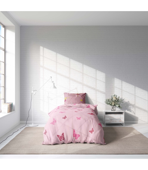 Children’s Bedding Set „Blushing Butterflies“. Kids bedding