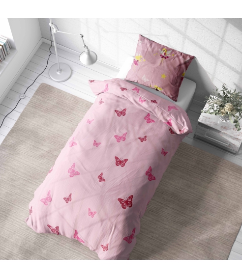 Children’s Bedding Set „Blushing Butterflies“. Kids bedding