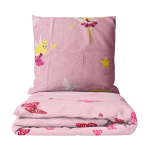 Children’s Bedding Set „Blushing Butterflies“. Red bedding sets, 140x200 cm