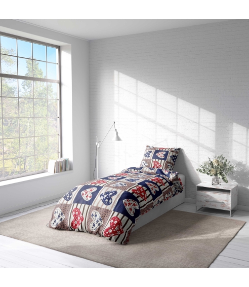 Children’s Bedding Set „Love tiles”. Baby bedding