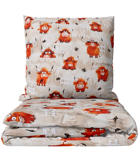 Children’s Bedding Set „Safari Bulls”. Cotton bedding sets