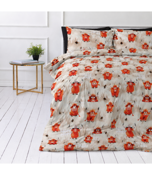 Children’s Bedding Set „Safari Bulls”. Cotton bedding sets