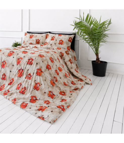 Children’s Bedding Set „Safari Bulls”. Cotton bedding sets